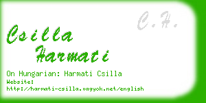 csilla harmati business card